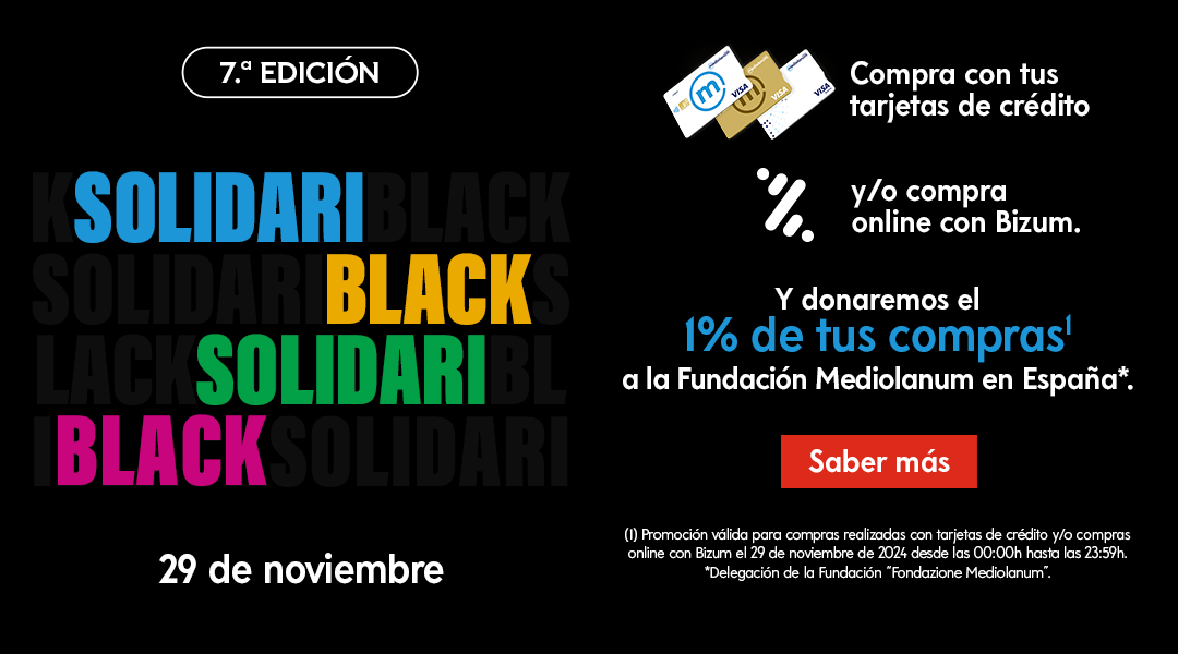 black friday solidario con banco mediolanum