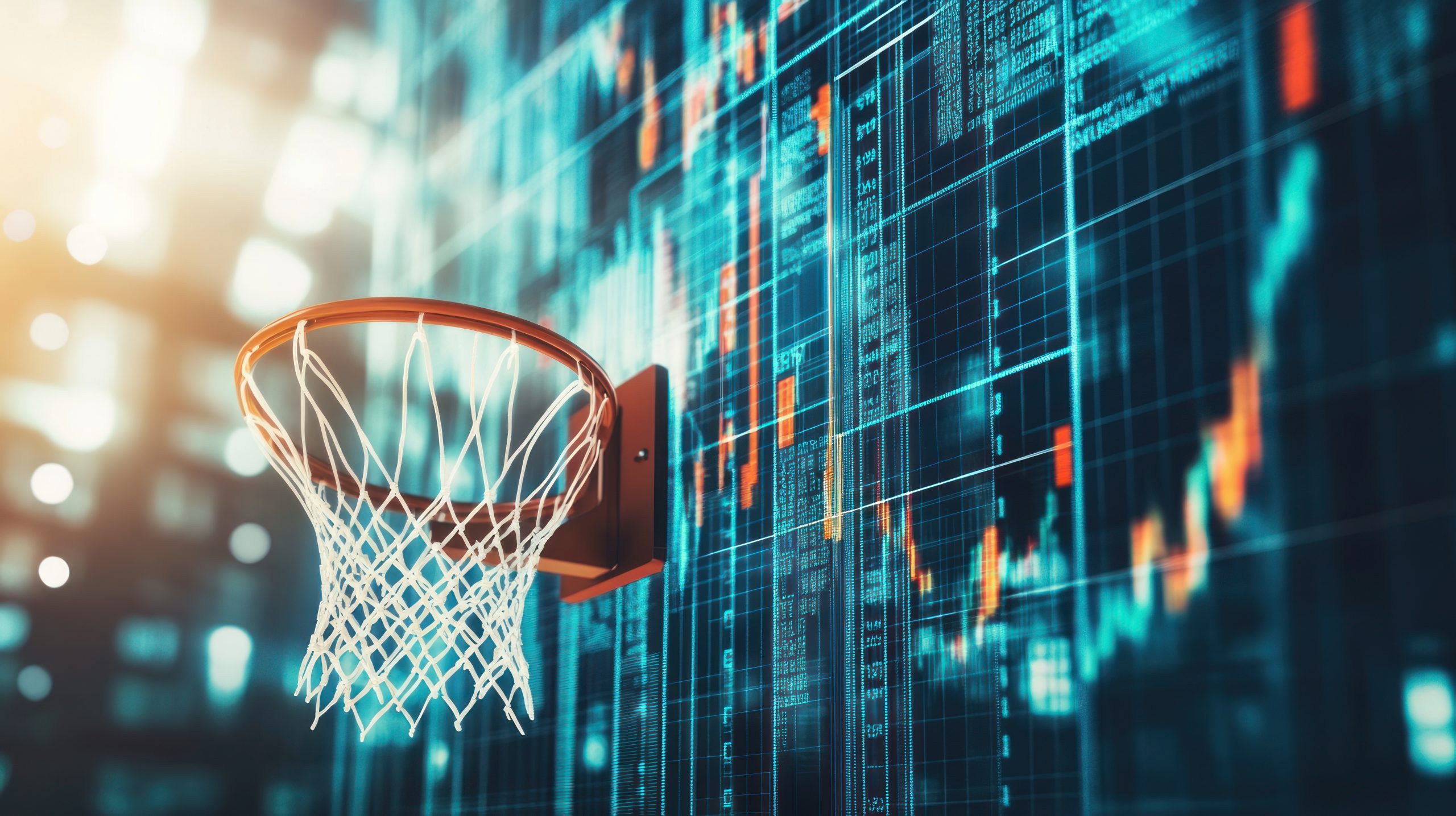 El baloncesto como metáfora visual de la estrategia financiera
